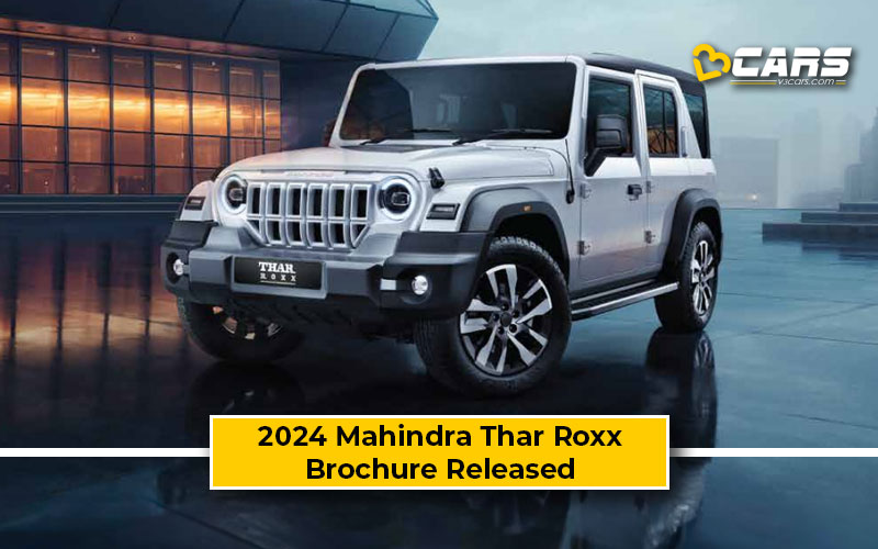 2024 Mahindra Thar Roxx Brochure Released