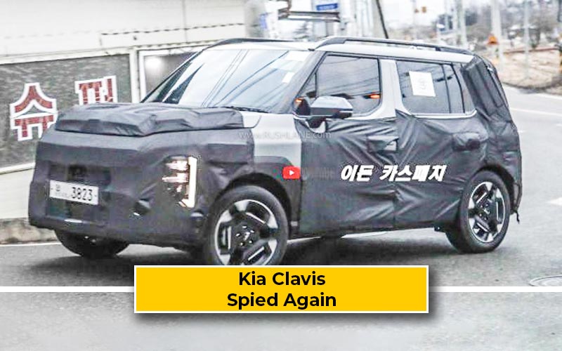 Kia Clavis Small SUV New Spy Shots Reveal Front And Rear LED Lights