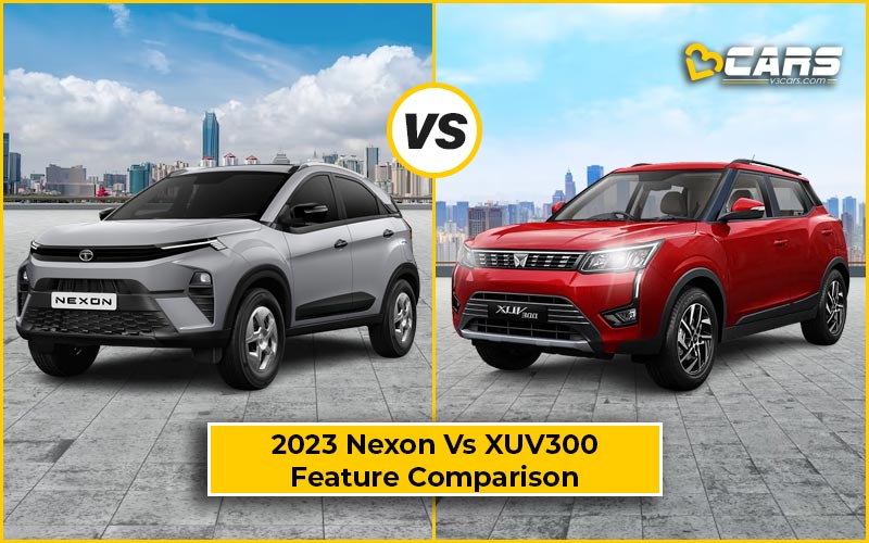 2023 Tata Nexon Vs XUV300 (Mahindra) - Top Model Feature Comparison