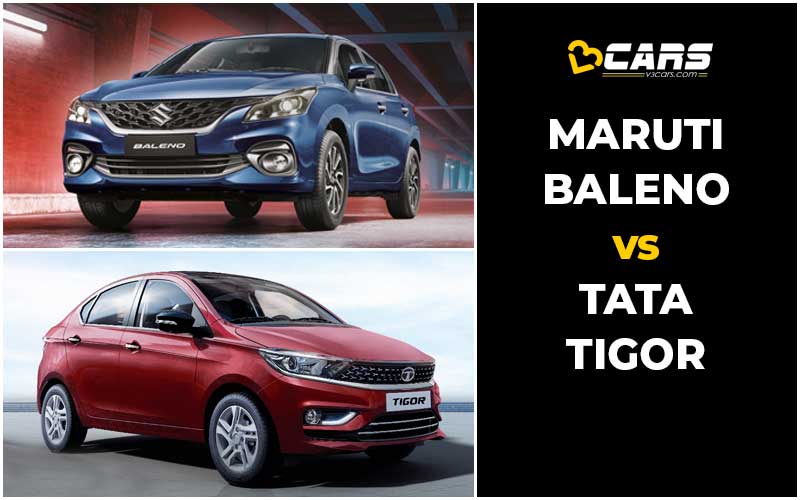 Baleno Vs Tigor Comparison | Prices, Specs & Dimensions