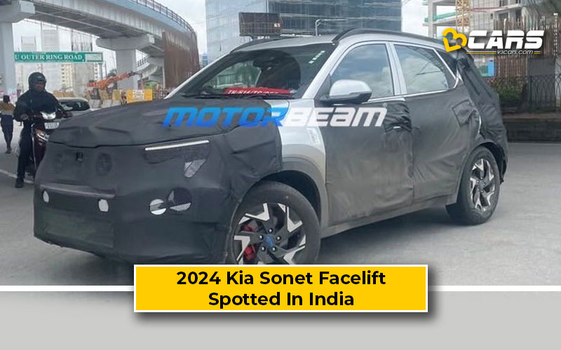 2024 Kia Facelift Spotted On Test