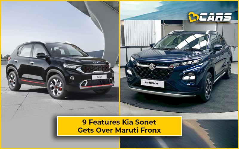 9 Features Kia Sonet Gets Over Maruti Suzuki Fronx