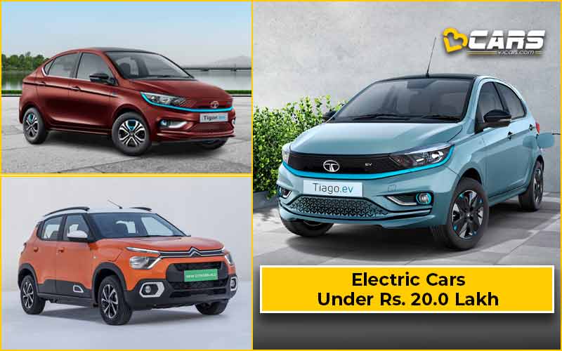 Electric Cars In India Under 20 Lakhs (2023 Top List)