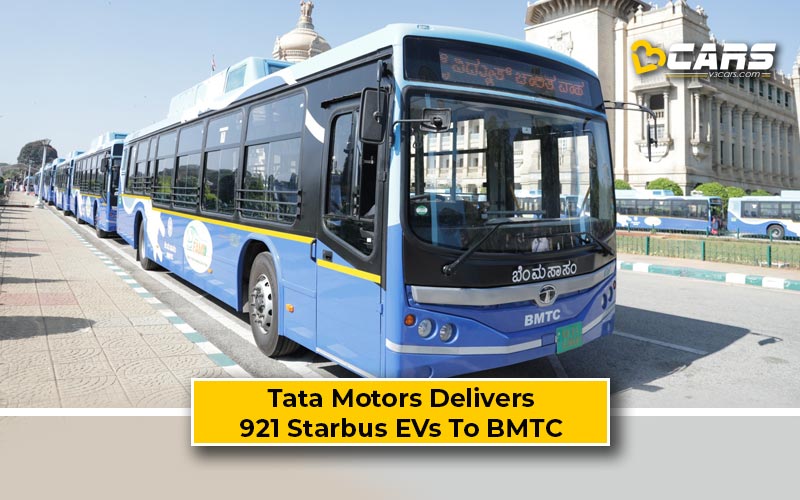 Tata Delivers 921 Starbus EVs To BMTC In Bengaluru (Press Release)