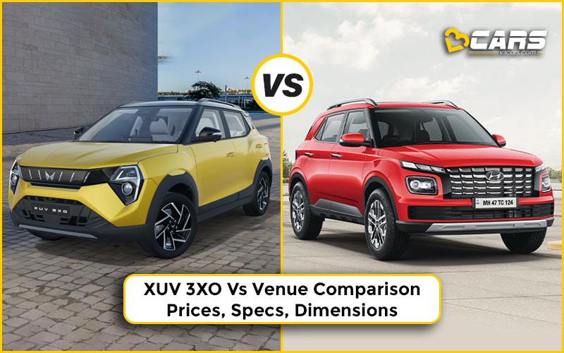 XUV 3XO Vs Venue Comparison | Prices, Specs & Dimensions