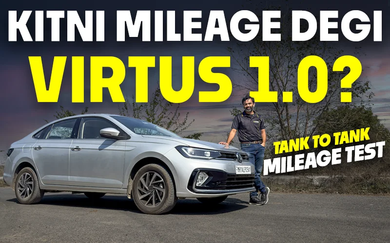 Virtus 1.0 Automatic Mileage Test using Tank-to-tank Method w/ Drive Review